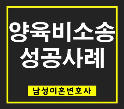 과거 및 장래 양육비에 주거 안정까지 얻어낸 사례